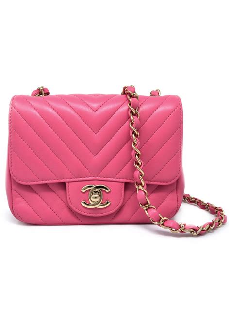 chanel irid pink gold chevron mini|Chanel Mini Chevron .